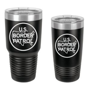 US Border Patrol Engraved Drinkware
