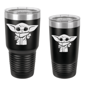 Baby Yoda Engraved Drinkware