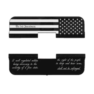 Engraved Dust Cover – Second Amendment (Flag)