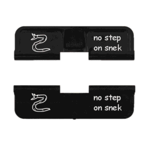 Engraved Dust Cover – No Step On Snek