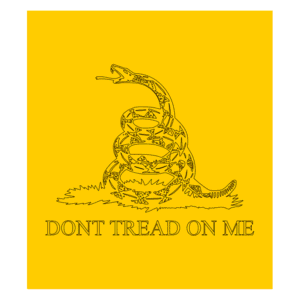 Dont Tread On Me Single Image Cerakote Stencil