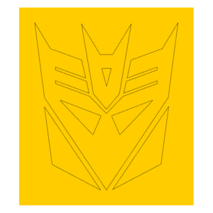 Decepticon Single Image Cerakote Stencil