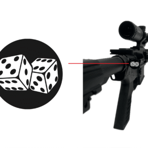 Engraved AR15 or AR 308 Forward Assist Cap – Dice