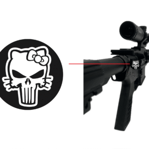 Engraved AR15 or AR 308 Forward Assist Cap – Hello Kitty Punisher