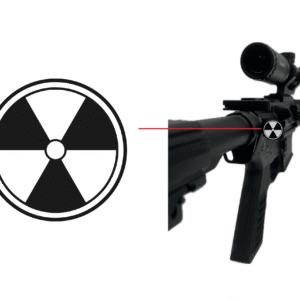 Engraved AR15 or AR 308 Forward Assist Cap – Radioactive