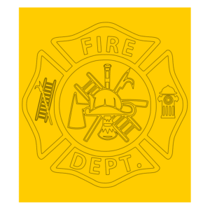 Fire Department Single Image Cerakote Stencil