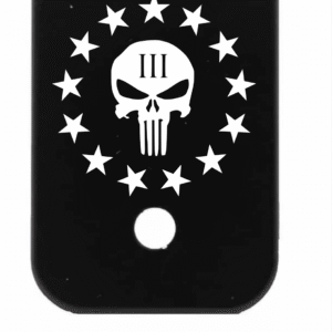 Engraved Magazine Plate for Glock Gen 1-4 – 1776 PUNISHER