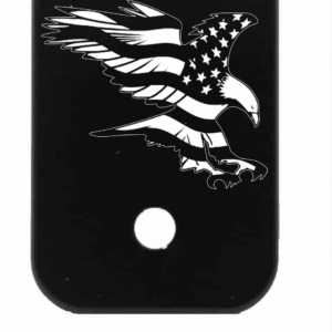 Engraved Magazine Plate for Glock Gen 1-4 – American Flag Eagle