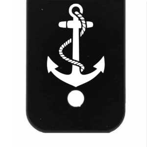 Engraved Magazine Plate for Glock Gen 1-4 – Navy Anchor