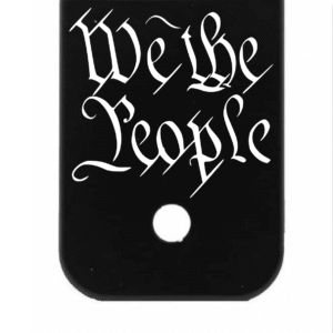 Engraved Magazine Plate for Glock Gen 1-4 – WE THE PEOPLE