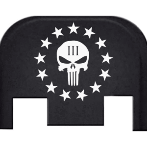 Engraved Slide Plate For Glocks – 1776 PUNISHER