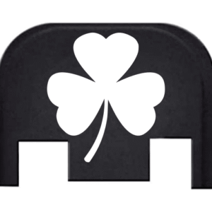 Engraved Slide Plate For Glocks – 3 LEAF CLOVER
