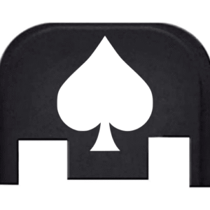Engraved Slide Plate For Glocks – ACE OF SPADES