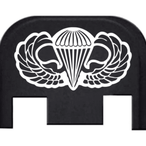 Engraved Slide Plate For Glocks – AIRBORNE