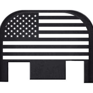 Engraved Slide Plate For Glocks – AMERICAN FLAG (Full)