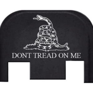 Engraved Slide Plate For Glocks – DONT TREAD ON ME