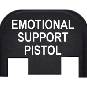 Engraved Slide Plate For Glocks – EMOTIONAL SUPPORT PISTOL