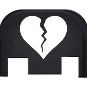 Engraved Slide Plate For Glocks – BROKEN HEART