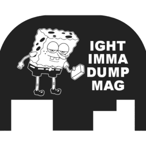 Engraved Slide Plate for Glocks – SPONGEBOB MEME