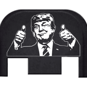 Engraved Slide Plate For Glocks – TRUMP (THUMBS UP)