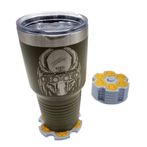 3D Printed Revolver Cylinder Coaster set