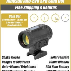 Holosun ARO-EVO Gold SPR Reticle 1/3 Co-Witness – ARO-EVO-SPR-GD