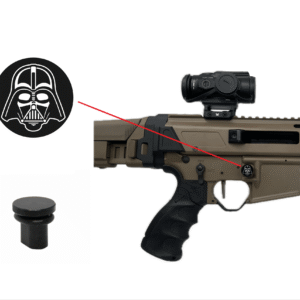 Engraved Oversized Magazine Button – Darth Vader