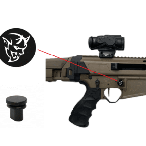 Engraved Oversized Magazine Button – Demon