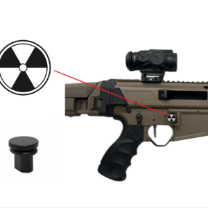 Engraved Oversized Magazine Button – Radioactive