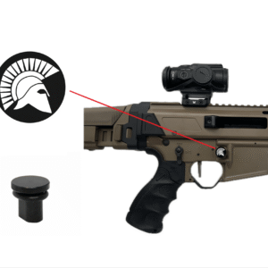Engraved Oversized Magazine Button – Spartan