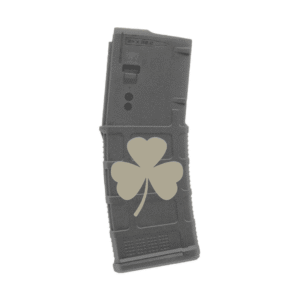Engraved Magpul MOE PMAG 30 Round AR-15 Magazine – 3-LEAF CLOVER