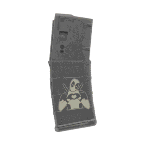 Engraved Magpul MOE PMAG 30 Round AR-15 Magazine – DEADPOOL <3