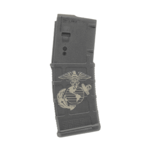 Engraved Magpul MOE PMAG 30 Round AR-15 Magazine – EAGLE, GLOBE, ANCHOR