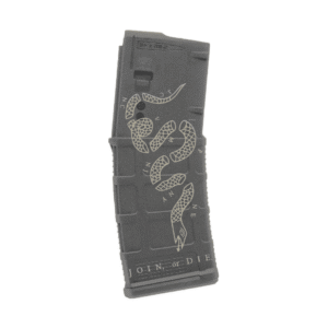 Engraved Magpul MOE PMAG 30 Round AR-15 Magazine – JOIN OR DIE