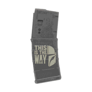 Engraved Magpul MOE PMAG 30 Round AR-15 Magazine – MANDALORIAN “THIS IS THE WAY”