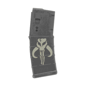 Engraved Magpul MOE PMAG 30 Round AR-15 Magazine – MANDALORIAN MYTHOSAUR