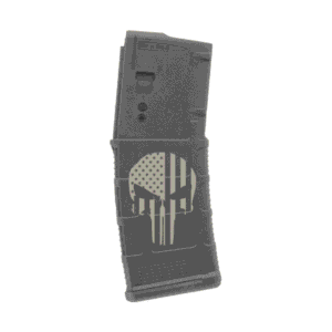 Engraved Magpul MOE PMAG 30 Round AR-15 Magazine – AMERICAN FLAG PUNISHER