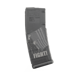 Engraved Magpul MOE PMAG 30 Round AR-15 Magazine – TRUMP FIGHT