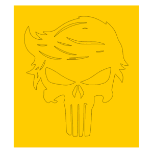 Punisher (Trump) Single Image Cerakote Stencil
