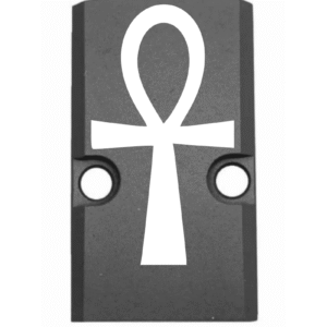 Engraved Optic Plate (RMR/RMSC) – Egyptian Ankh