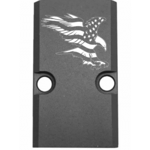 Engraved Optic Plate (RMR/RMSC) – American Flag Eagle