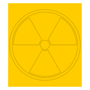Radioactive Single Image Cerakote Stencil