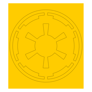 Star Wars Galactic Empire Single Image Cerakote Stencil