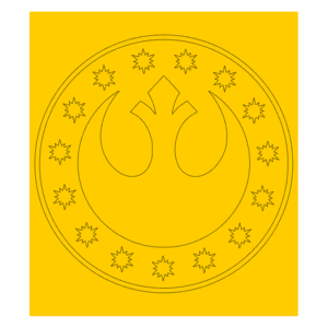 Star Wars New Republic Single Image Cerakote Stencil