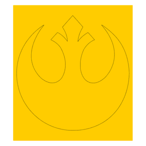 Star Wars Rebel Alliance Single Image Cerakote Stencil