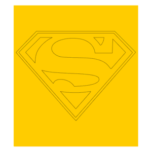 Superman Single Image Cerakote Stencil