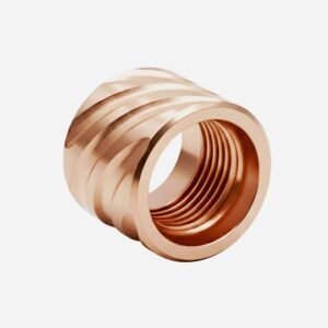 1/2×28 Spiral Fluted Pistol Length Aluminum Thread Protector – ROSE