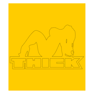 Thick Girl Single Image Cerakote Stencil