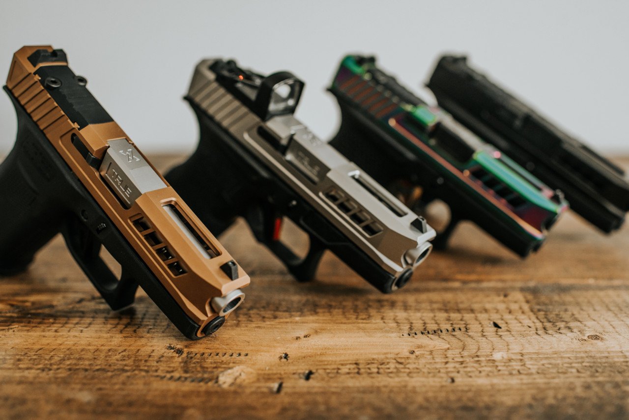Glock 43 slide and Glock 26 slide