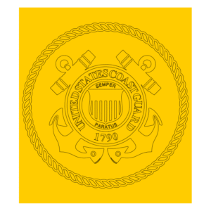 US Coast Guard Single Image Cerakote Stencil